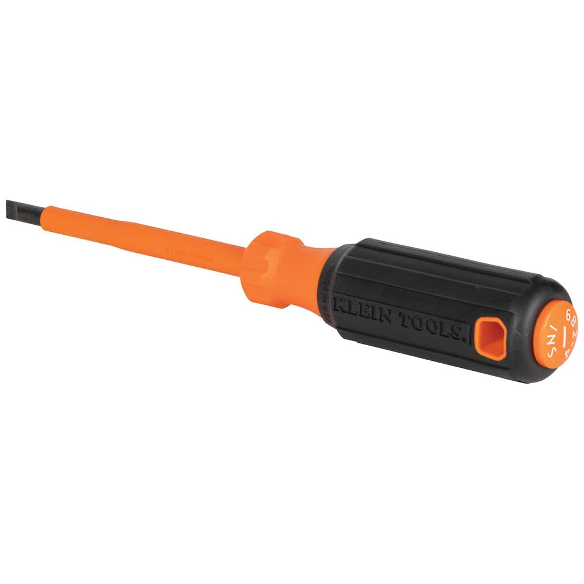 Klein Tools, Insulated Screwdriver, 1/4in. Cabinet Tip, 4in.c, Drive Type Other, Model# 6824INS